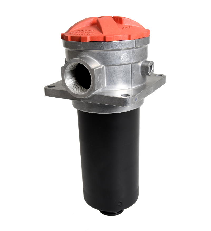 Filterhållare till patronfilter till hydraulaggregat från Lalmek Hydraulics.